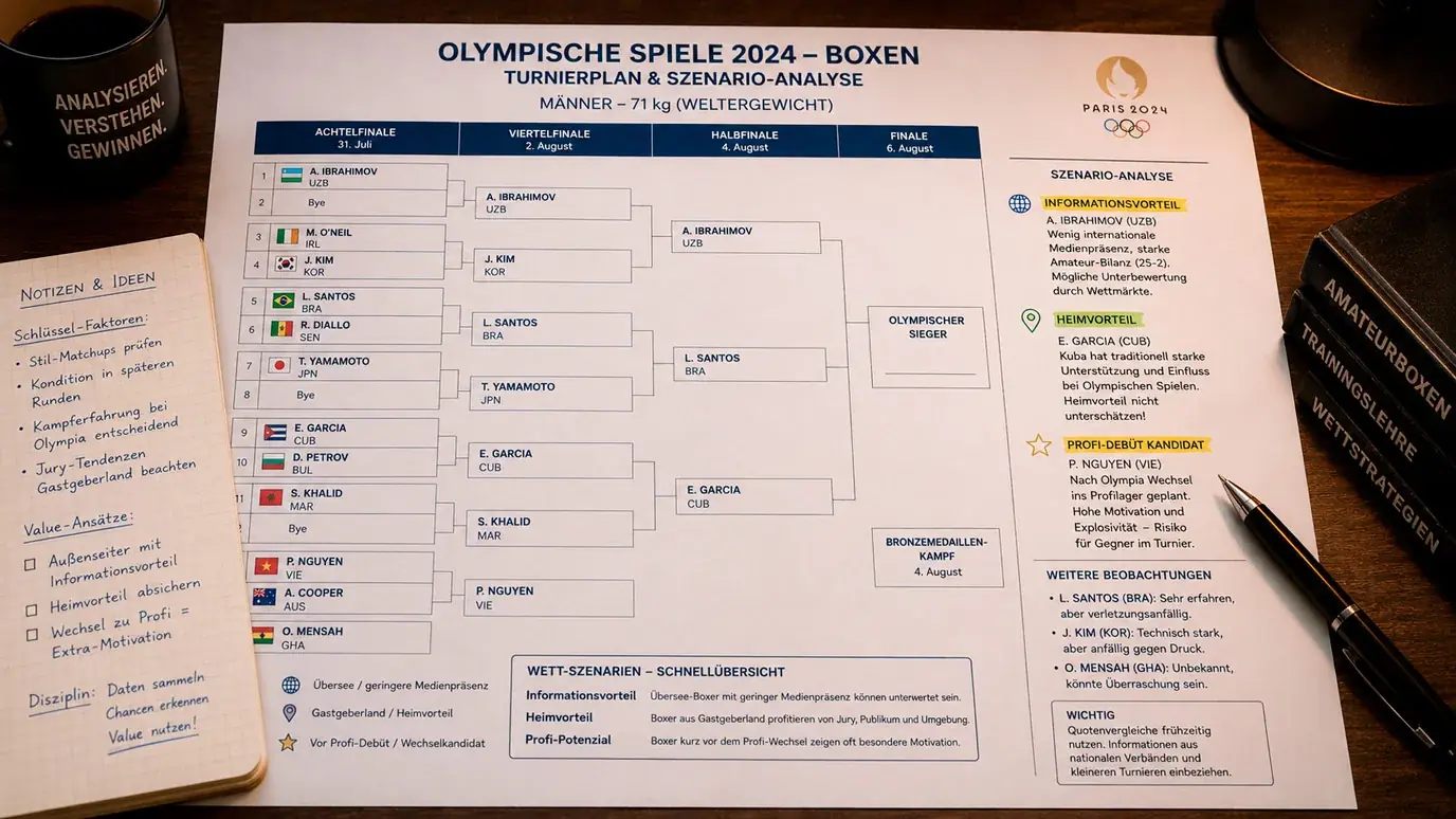 Szenarien für attraktive Amateurboxen-Wetten bei Olympischen Spielen und internationalen Events