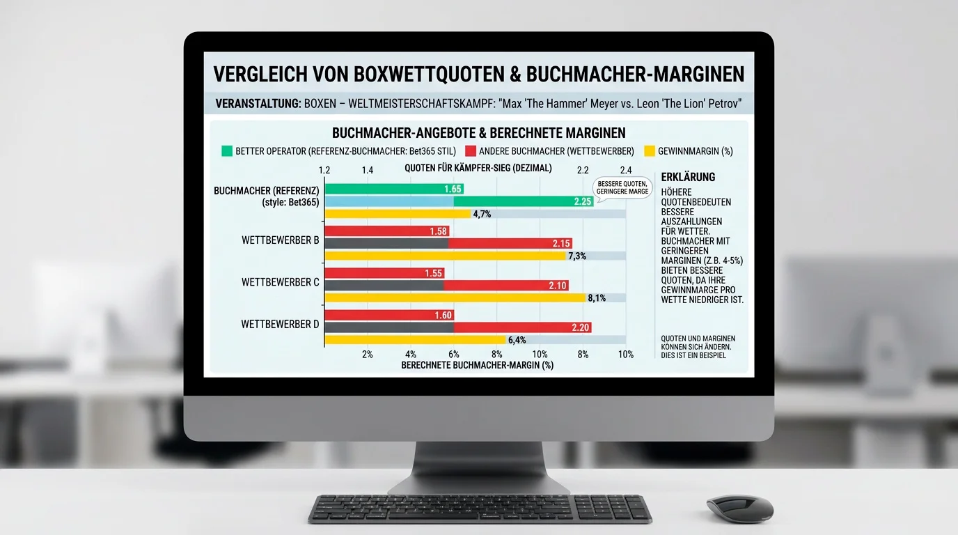 Bet365 Quotenqualität beim Boxen – Margin-Analyse für Boxkämpfe und Vergleich der Quotenstruktur bei verschiedenen Kampftypen