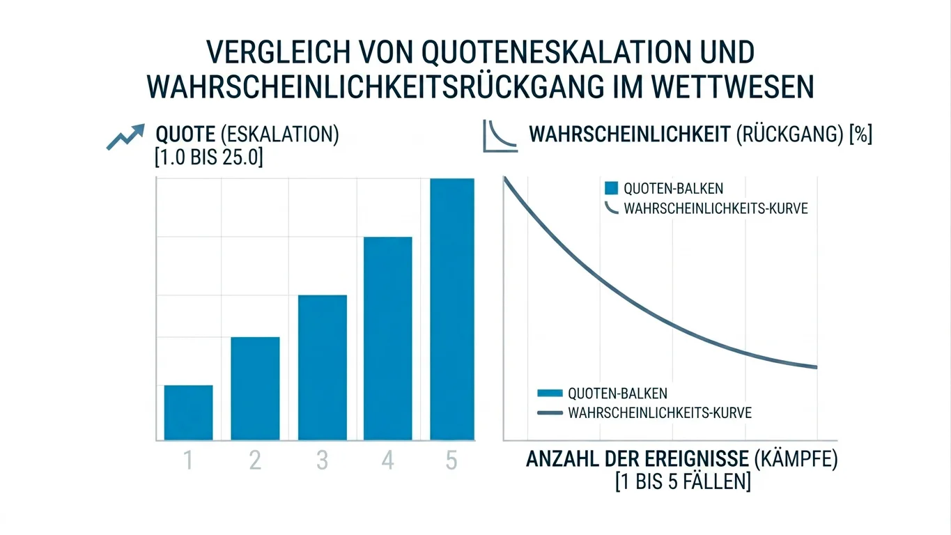 Übersicht Boxen Kombinationswetten – Quotenentwicklung und Risikostruktur bei steigender Ereignisanzahl im Akkumulator