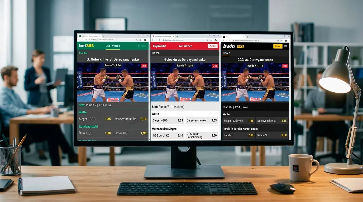 Anbietervergleich für Live-Wetten auf Boxkämpfe – Plattformstabilität und Markttiefe Bet365, Betway, Betano