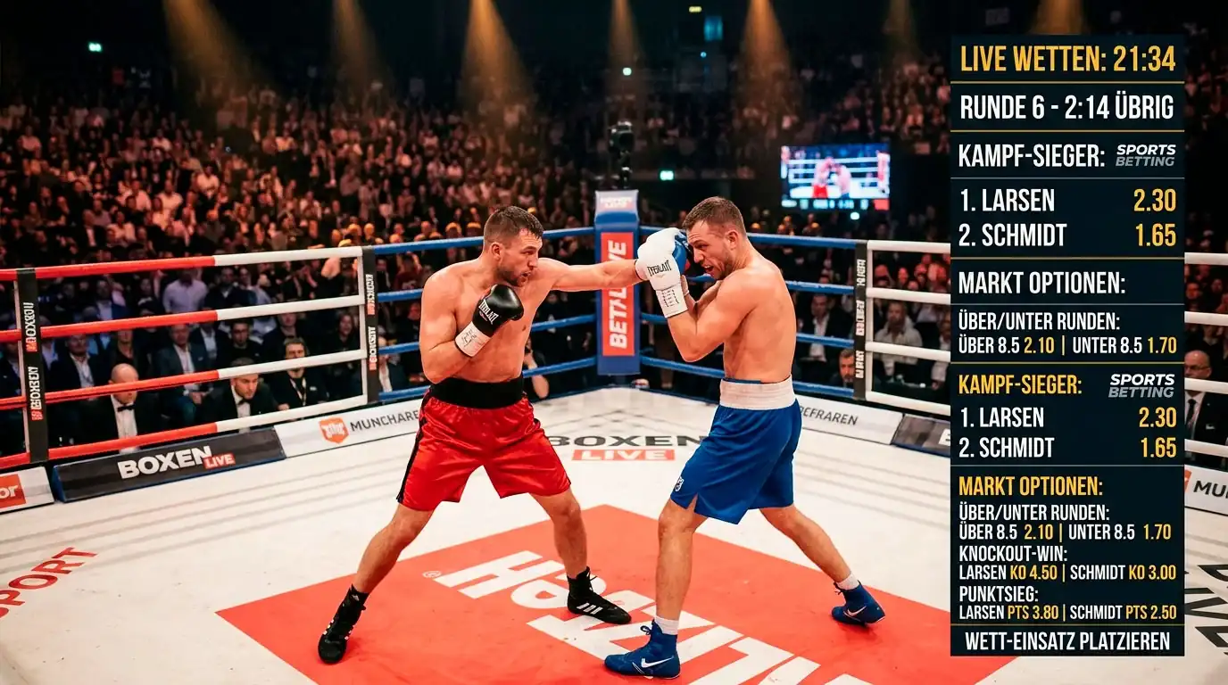 Boxen Live Wetten – In-Play-Wettmärkte, Anbietervergleich und Strategie für Live-Boxkämpfe
