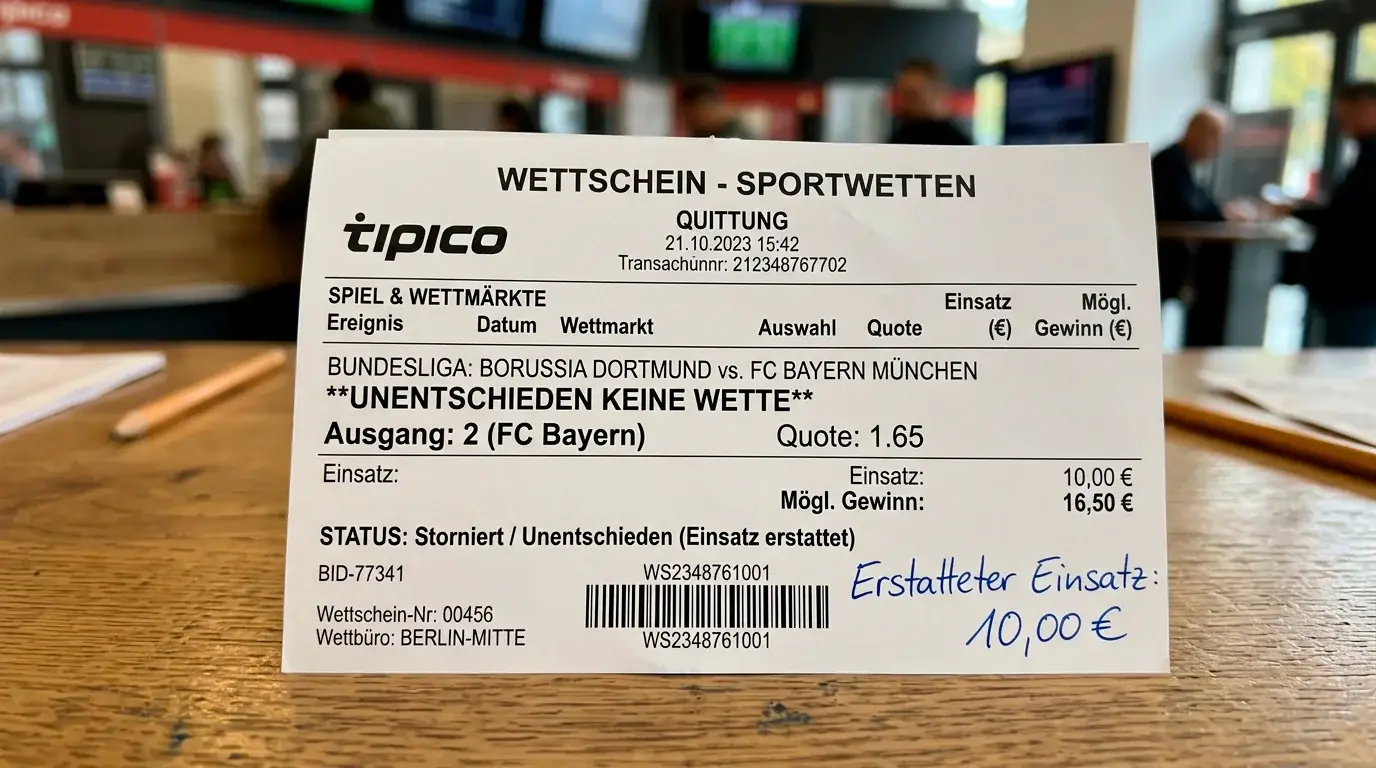 Draw No Bet Erklärung beim Boxen Einsatz zurück bei Remis Sicherheitsnetz