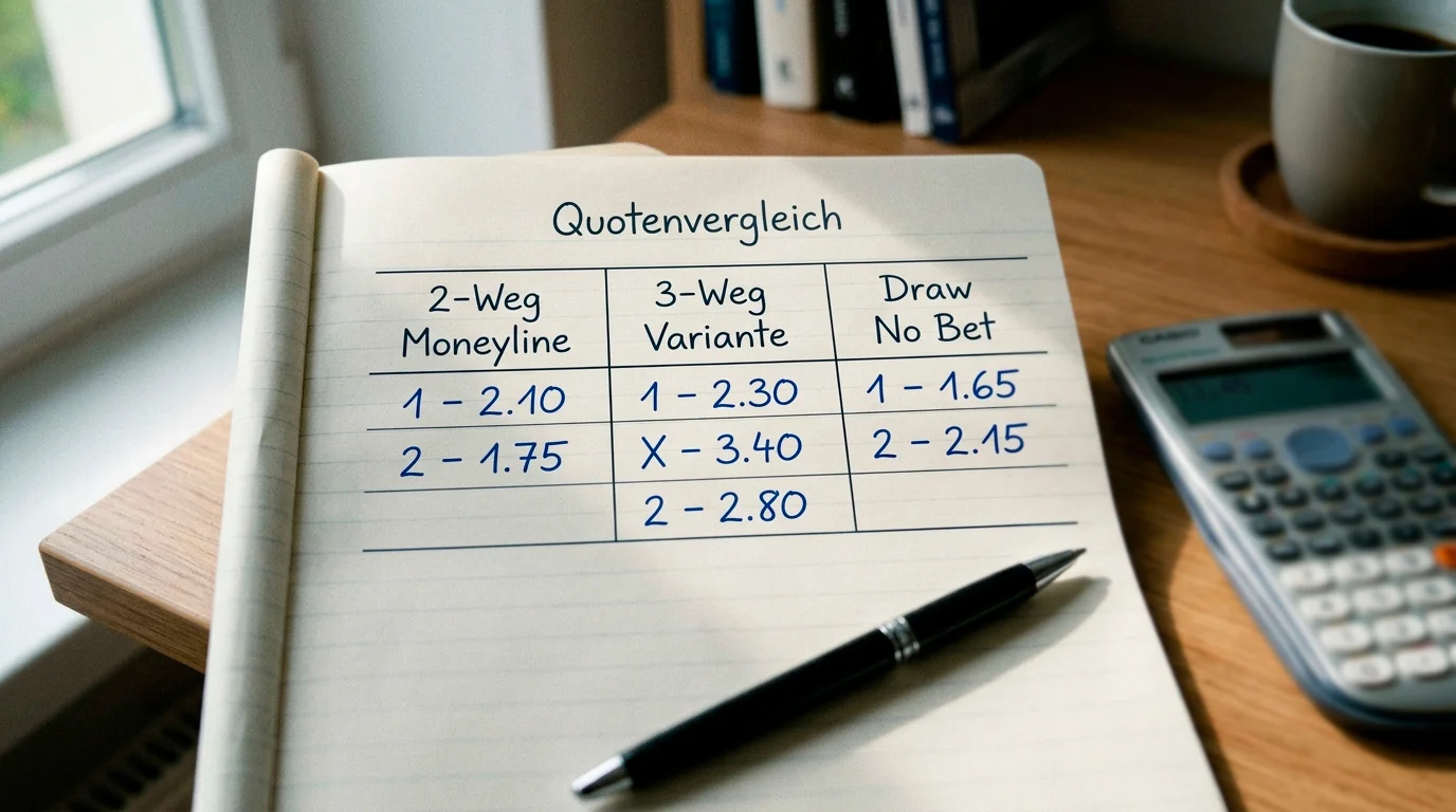 Quotenvergleich Boxen Siegwette 2-Weg 3-Weg und Draw No Bet typischer Kampf