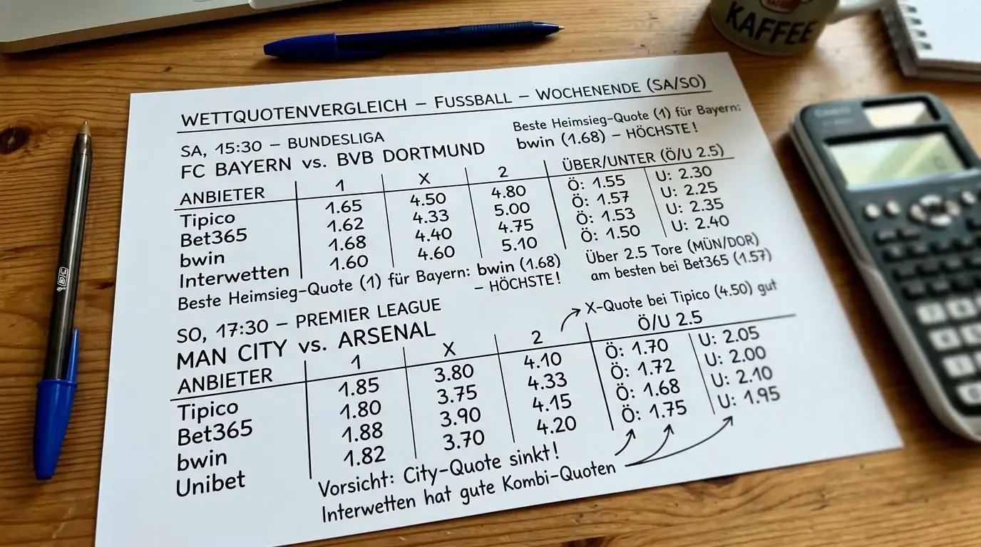 Über Unter Boxen Quotenspannen Margenstruktur Buchmacher Vergleich