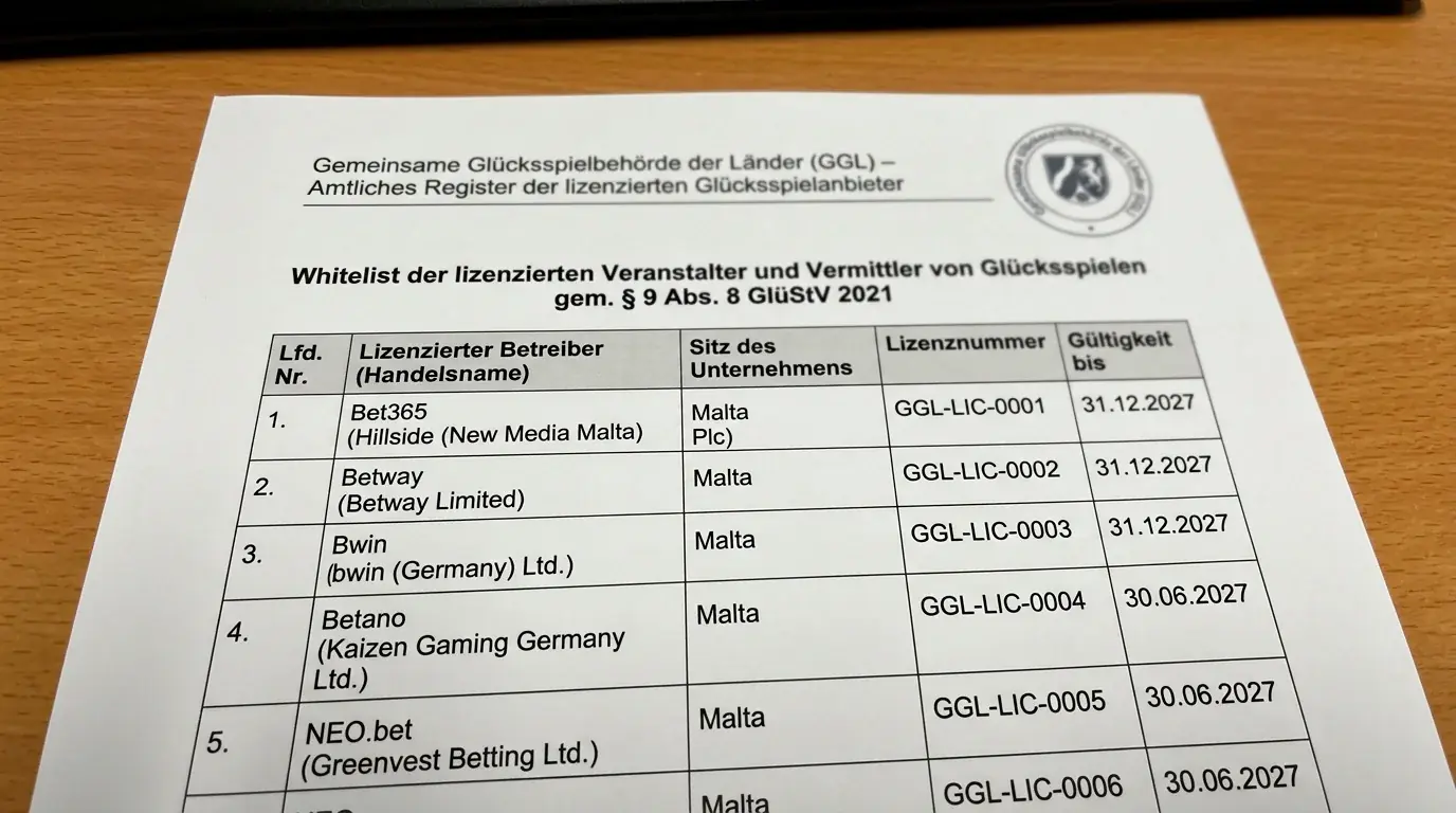 GGL Whitelist für Boxwetten – so prüfst du den Lizenzstatus eines Buchmachers in Deutschland