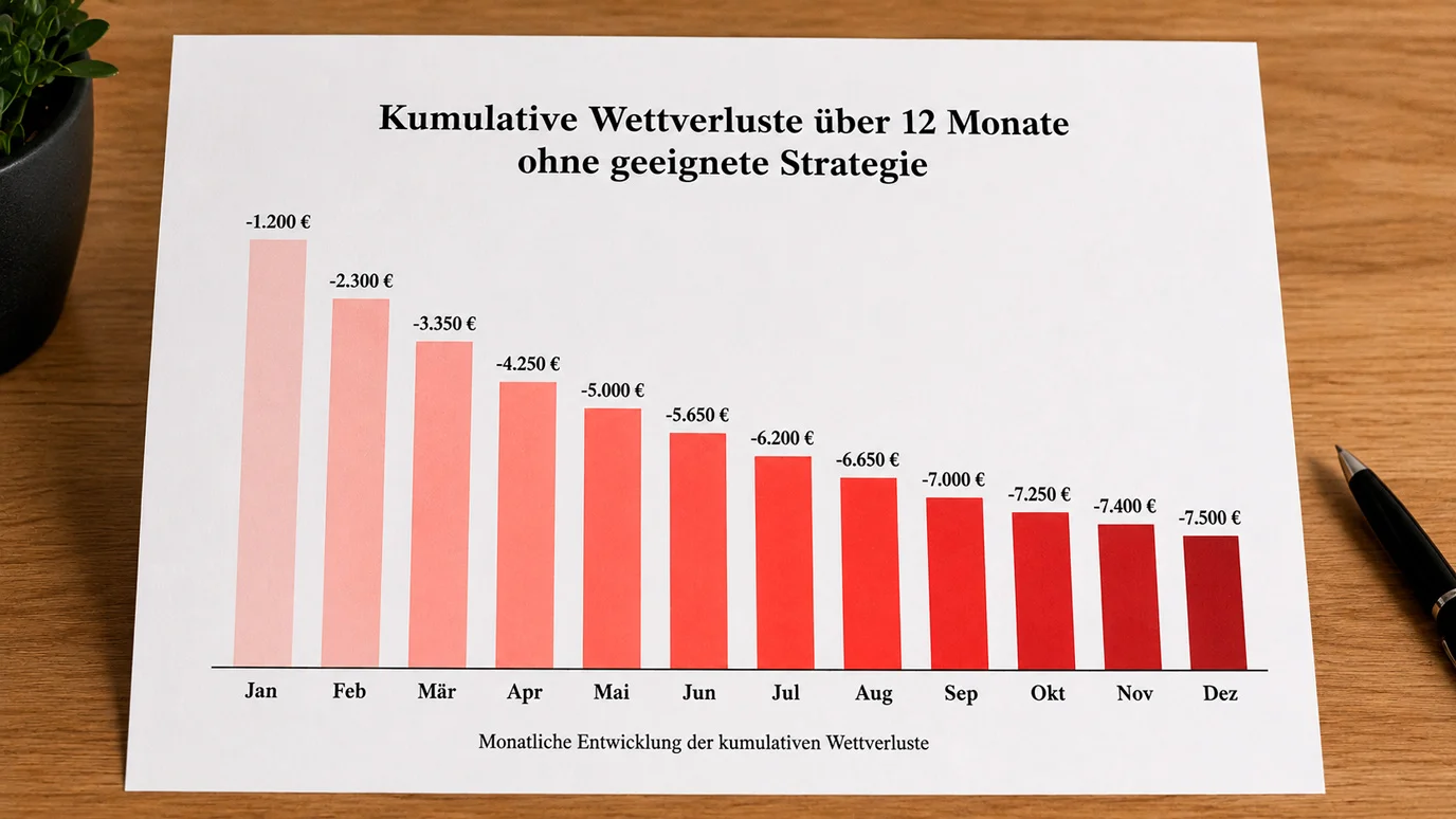 Langfristiger Verlust beim Boxwetten ohne Strategie – Buchmacher-Margen und ihre Auswirkung auf Rendite