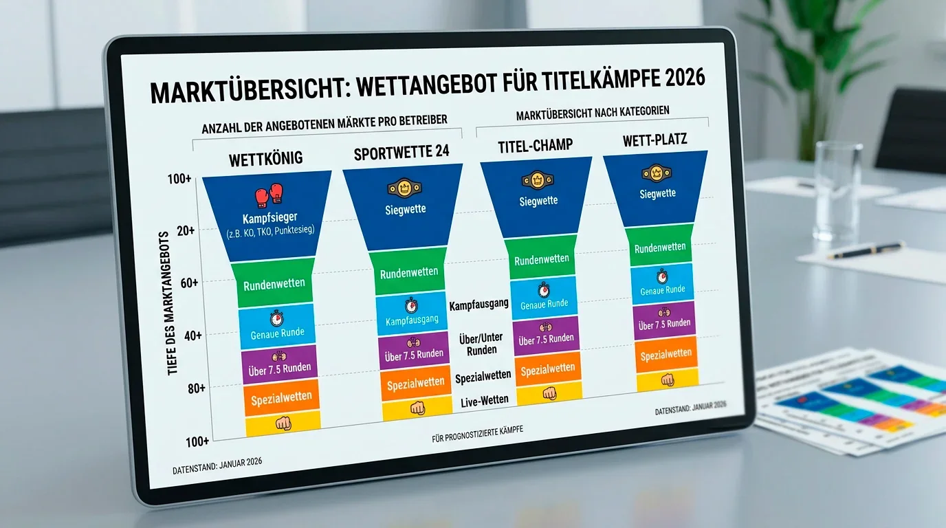 Geplante Titelkämpfe 2026 und erwartete Markttiefe bei deutschen Buchmachern für Boxwetten