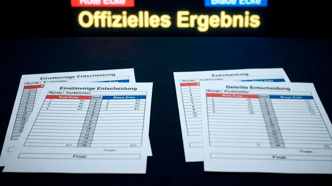 Unanimous Majority Split Decision Boxen Punktentscheidung Wettrelevanz erklärt