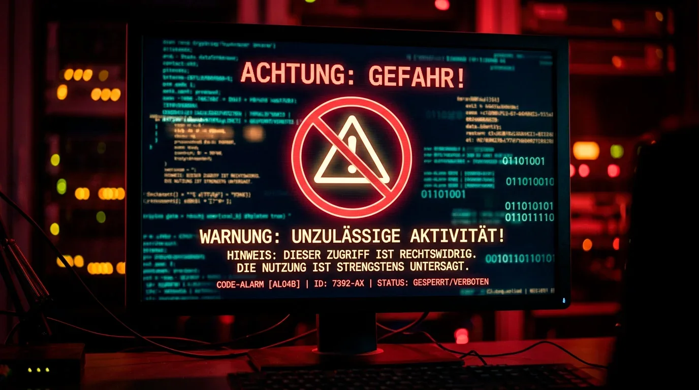Schwarzmarkt-Buchmacher beim Boxen Wetten: Warnsymbol für illegale unlizenzierte Sportwetten-Anbieter in Deutschland